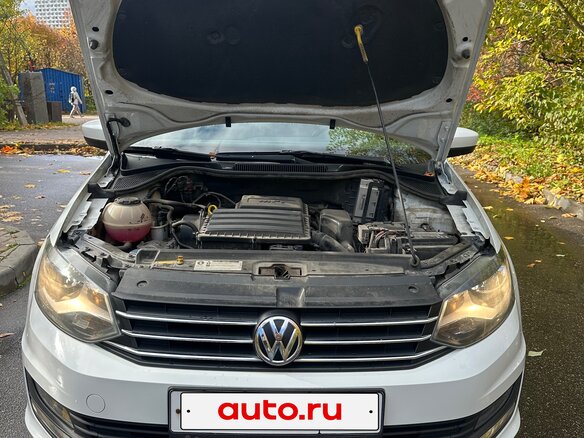 2018 Volkswagen Polo V Рестайлинг, белый - вид 3