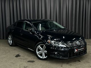 2013 Volkswagen Passat CC I Рестайлинг, чёрный, 1269888 рублей, вид 3