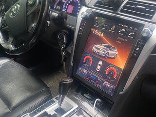 2014 Toyota Camry VII (XV50), белый, 1370000 рублей, вид 5