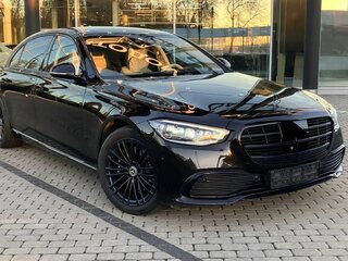 2021 Mercedes-Benz S-Класс 350 d Long 4MATIC VII (W223), чёрный, 9890000 рублей, вид 4