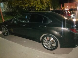 2008 Mazda 6 II (GH), чёрный, 650000 рублей, вид 2