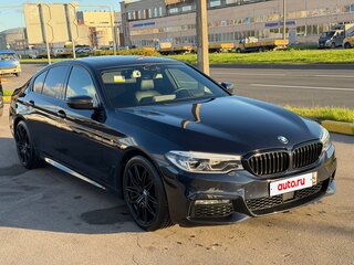 2017 BMW 5 серии 530i xDrive VII (G30/G31/G38), синий, 3890000 рублей, вид 5