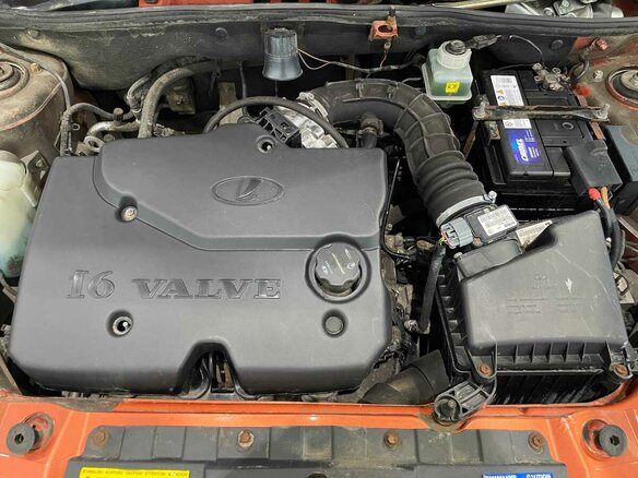 2013 Lada (ВАЗ) Granta I, оранжевый, 399000 рублей - вид 12