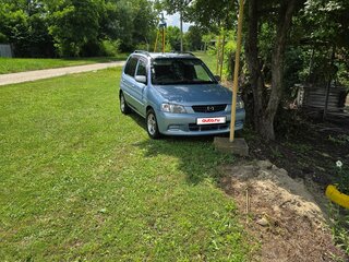 2001 Mazda Demio I (DW), голубой, 265000 рублей, вид 2