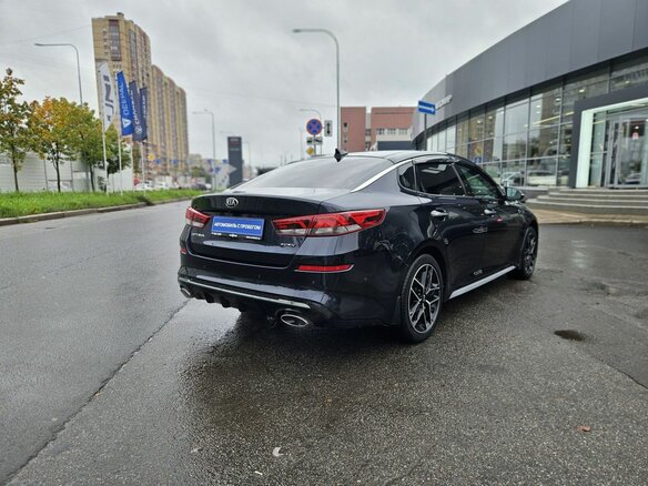 2019 Kia Optima IV Рестайлинг, синий - вид 3