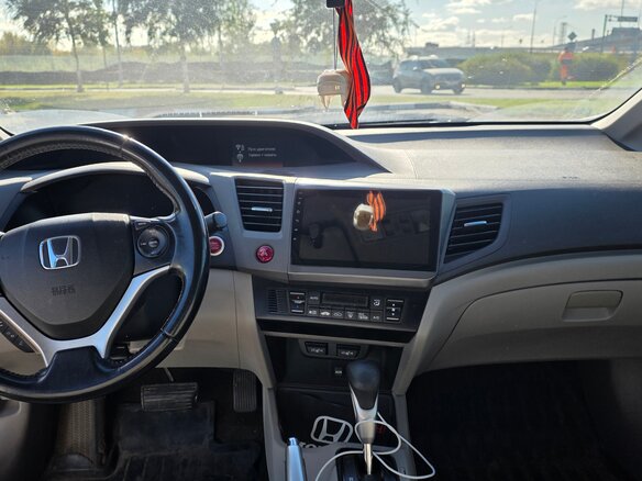 2012 Honda Civic IX, белый, 1050000 рублей - вид 20