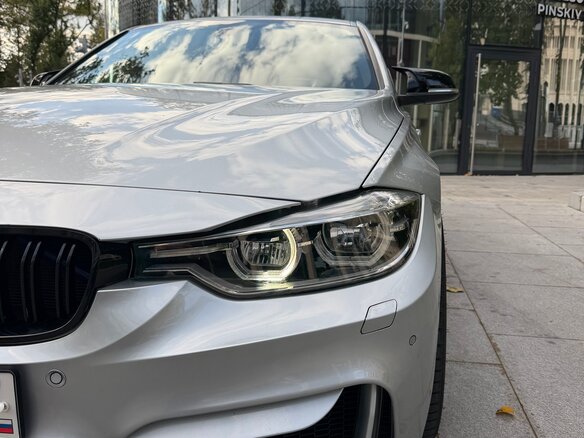 2016 BMW 3 серии 330i VI (F3x) Рестайлинг, серебристый - вид 1