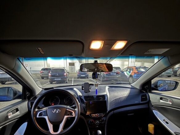 2011 Hyundai Solaris I, синий, 680000 рублей - вид 11