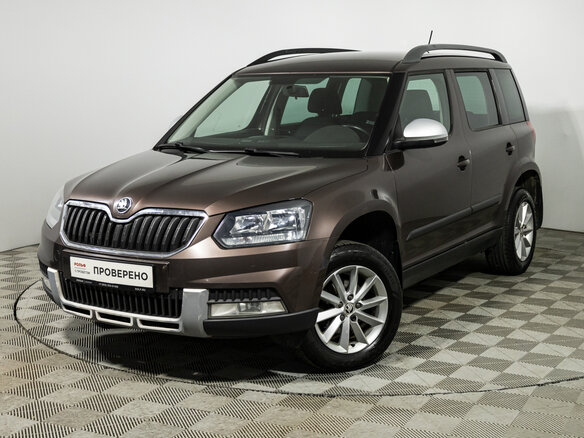 2014 Skoda Yeti I Рестайлинг, коричневый, 919777 рублей