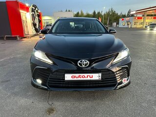 2021 Toyota Camry VIII (XV70) Рестайлинг, чёрный, 2650000 рублей, вид 4