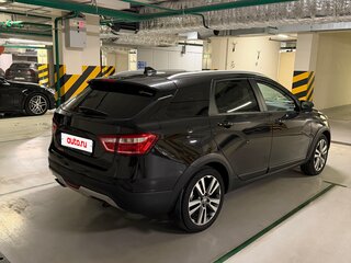 2018 Lada (ВАЗ) Vesta SW Cross I, чёрный, 1050000 рублей, вид 4