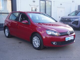 2011 Volkswagen Golf VI, красный, 1100000 рублей, вид 3