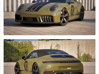 2026 Porsche 911 Carrera GTS VIII (992) Рестайлинг, жёлтый, 32850000 рублей, вид 5