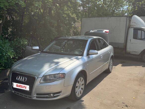 2006 Audi A4 III (B7), серебристый, 450000 рублей - вид 1