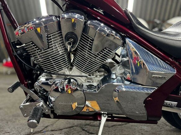 2009 Honda VT 1300CX Fury, пурпурный, 850000 рублей - вид 16