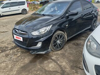 2011 Hyundai Solaris I, чёрный, 630000 рублей, вид 1