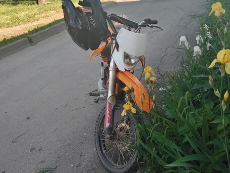 2015 Motoland WRX250PIT, оранжевый, 45000 рублей, вид 2