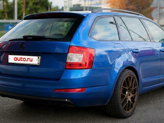 2015 Skoda Octavia III (A7), синий, 1900000 рублей - вид 7