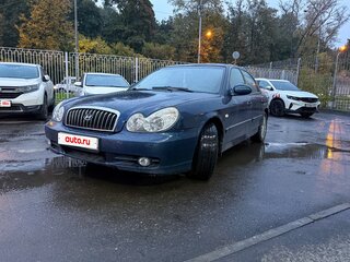 2007 Hyundai Sonata ТагАЗ IV (EF) Рестайлинг, синий, 370000 рублей, вид 1