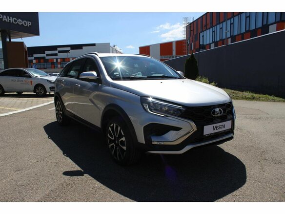 2026 Lada (ВАЗ) Vesta SW Cross I Рестайлинг (NG), серебристый, 2118000 рублей - вид 2