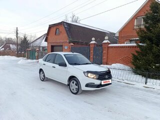 2019 Lada (ВАЗ) Granta I Рестайлинг, белый, 637000 рублей, вид 5