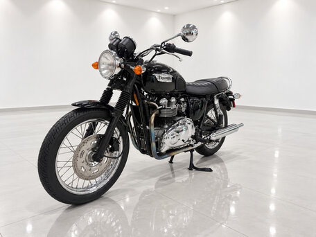2007 Triumph Bonneville T100, чёрный, 472799 рублей, вид 3