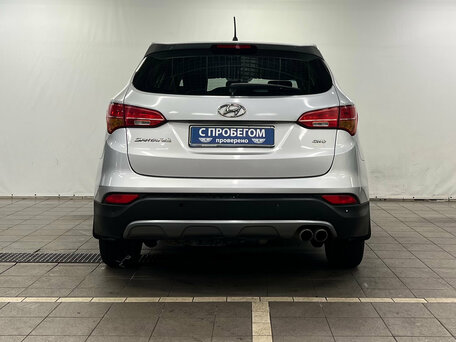2013 Hyundai Santa Fe III, серебристый, 1400000 рублей, вид 4
