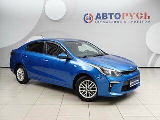 2018 Kia Rio IV, синий, 1325000 рублей, вид 1