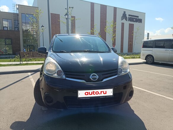 2012 Nissan Note I Рестайлинг, чёрный, 560000 рублей - вид 2