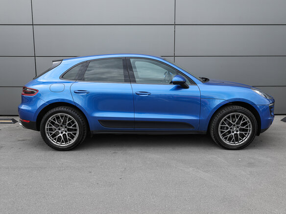 2018 Porsche Macan I Рестайлинг, голубой - вид 3