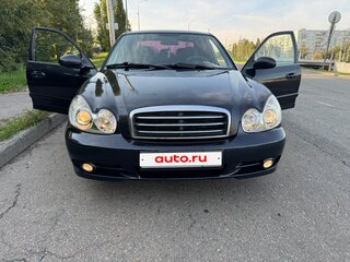 2006 Hyundai Sonata ТагАЗ IV (EF) Рестайлинг, чёрный, 380000 рублей, вид 1