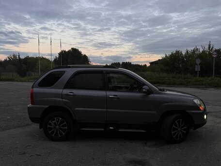 2008 Kia Sportage II Рестайлинг, серый, 1000000 рублей, вид 3