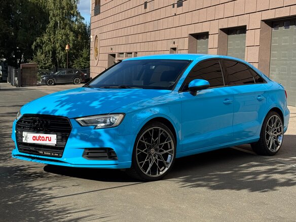 2019 Audi A3 III (8V) Рестайлинг, голубой, 1400000 рублей - вид 1
