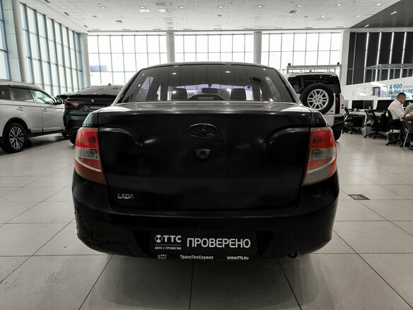 2012 Lada (ВАЗ) Granta I, чёрный, 180000 рублей - вид 5
