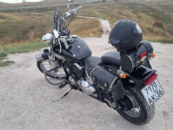 1996 Yamaha XVS400 Drag Star, чёрный, 380000 рублей - вид 7