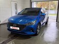 2020 Hyundai Solaris II Рестайлинг, синий - вид 1