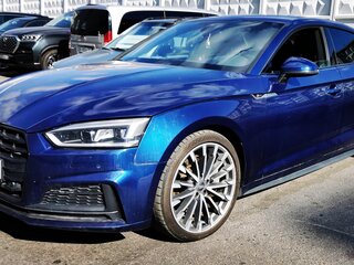 2018 Audi A5 II (F5), синий, 2590000 рублей, вид 3
