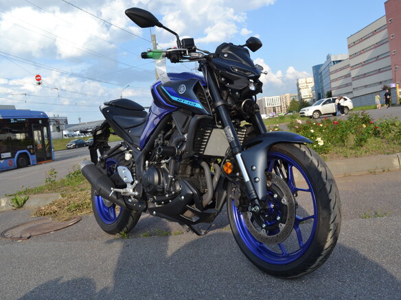 2023 Yamaha MT-03, белый