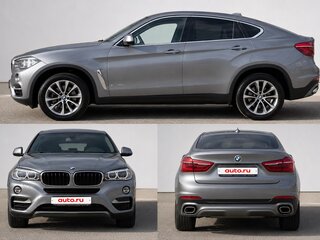 2018 BMW X6 30d II (F16), серый, 4890000 рублей, вид 1