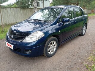 2011 Nissan Tiida I Рестайлинг, синий, 690000 рублей, вид 3