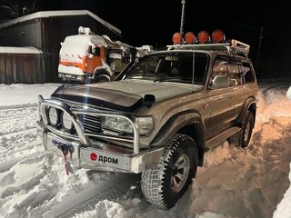 1997 Toyota Land Cruiser 80 Series Рестайлинг, серебристый, 3800000 рублей, вид 2