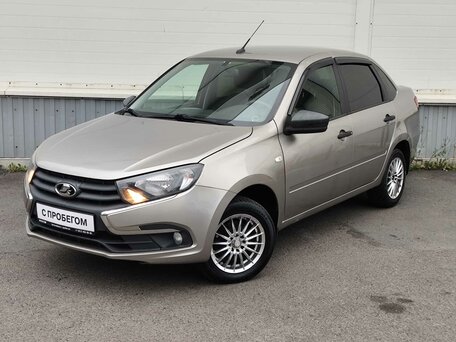2019 Lada (ВАЗ) Granta I Рестайлинг, бежевый, 475000 рублей, вид 2
