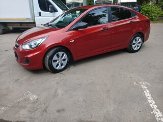 2014 Hyundai Solaris I, красный, 775000 рублей, вид 5