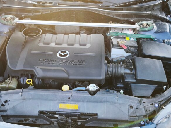 2002 Mazda Atenza I, синий, 560000 рублей - вид 13