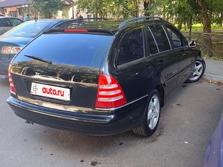 2001 Mercedes-Benz C-Класс 200 II (W203), чёрный, 400000 рублей, вид 2