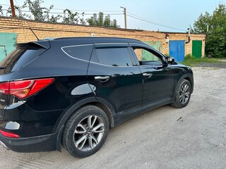 2013 Hyundai Santa Fe III, чёрный, 1400000 рублей, вид 3