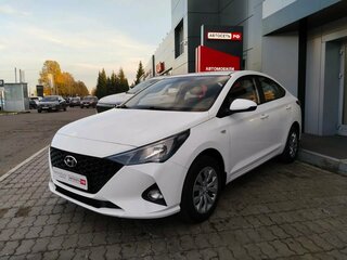 2022 Hyundai Solaris II Рестайлинг, белый, 1549088 рублей, вид 3