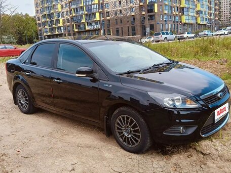 2008 Ford Focus II Рестайлинг, чёрный, 500000 рублей, вид 2