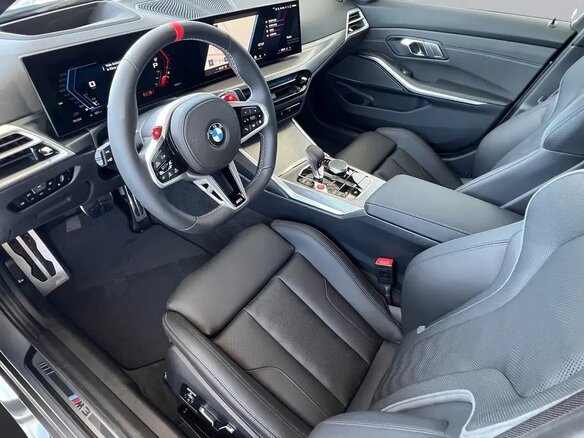 2026 BMW M3 Competition Package VI (G80) Рестайлинг, серебристый - вид 12