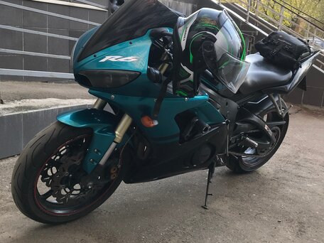 2005 Yamaha YZF-R6, зелёный, 420000 рублей, вид 1